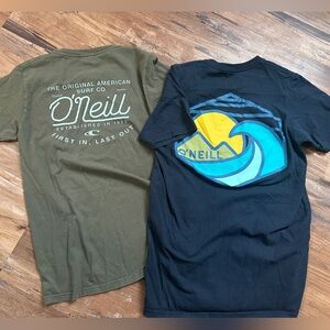 O'Neill Men's Surf Tees - Olive and Black